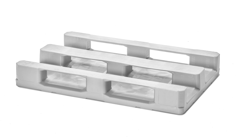 Paleta Hygienic E7.3 šedá, 3L uzavřené, OZ 6 mm, uzavřený svršek